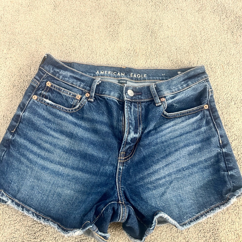 American Eagle Outfitters Dark Blue Jean Shorts